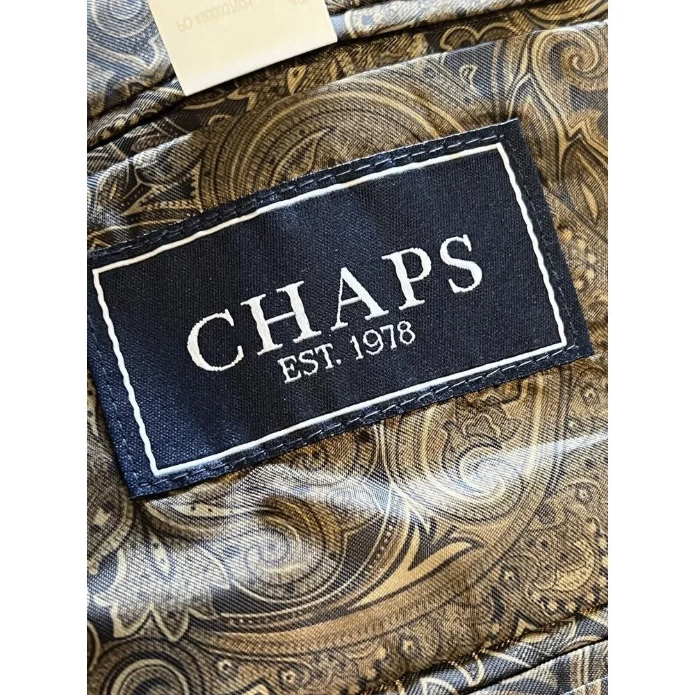 Chaps Corduroy‎ Sport Coat  Brown Size 42L Classic City Formal Mens Designer